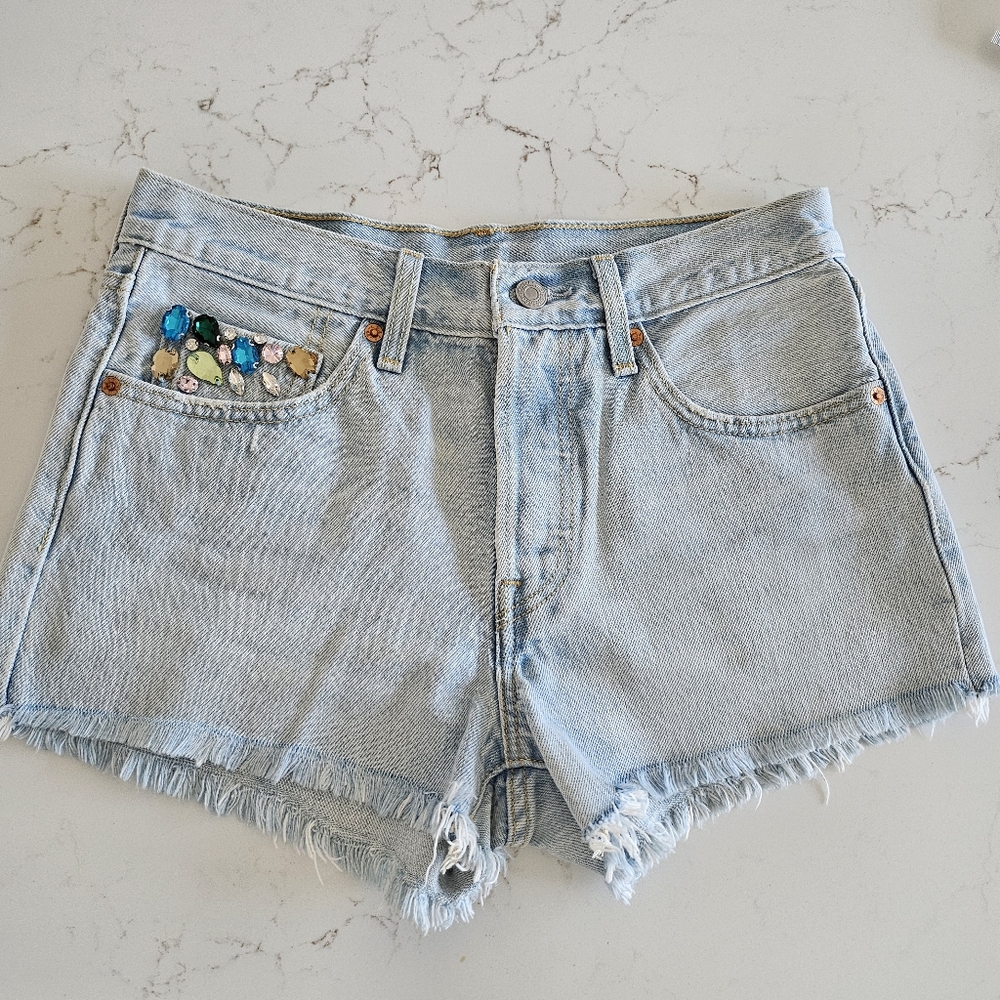Levi's denim shorts